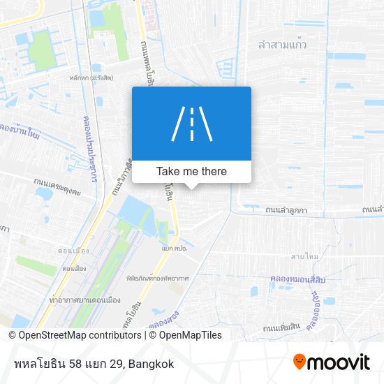พหลโยธิน 58 แยก 29 map