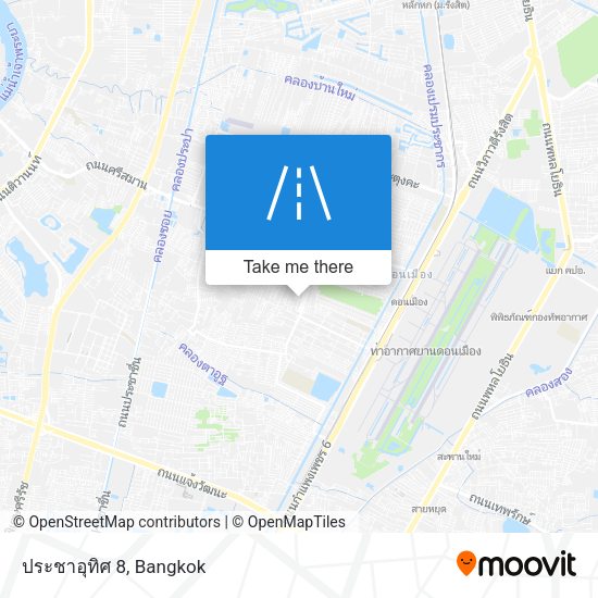 ประชาอุทิศ 8 map