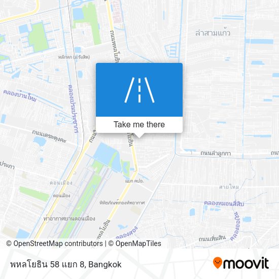 พหลโยธิน 58 แยก 8 map