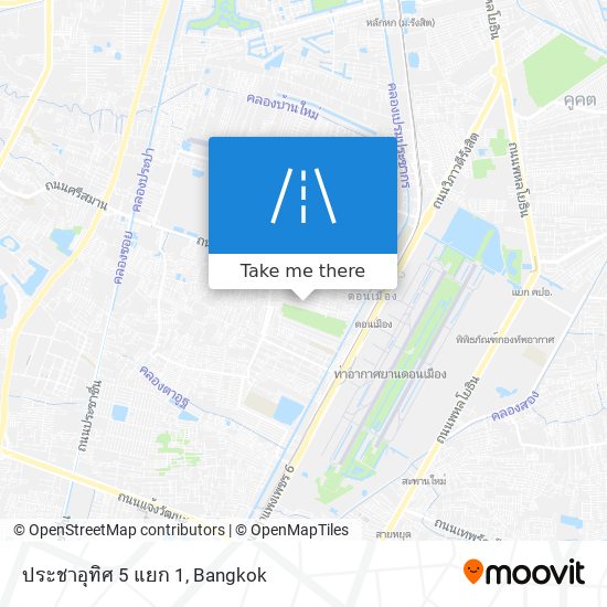 ประชาอุทิศ 5 แยก 1 map