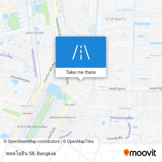 พหลโยธิน 58 map
