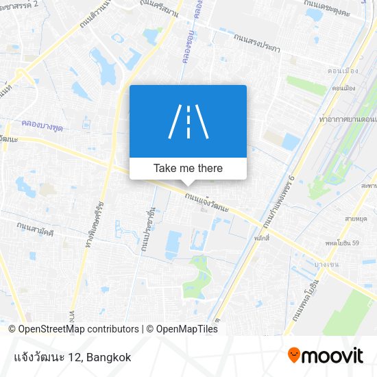 แจ้งวัฒนะ 12 map