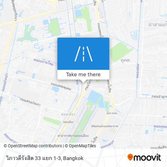 วิภาวดีรังสิต 33 แยก 1-3 map