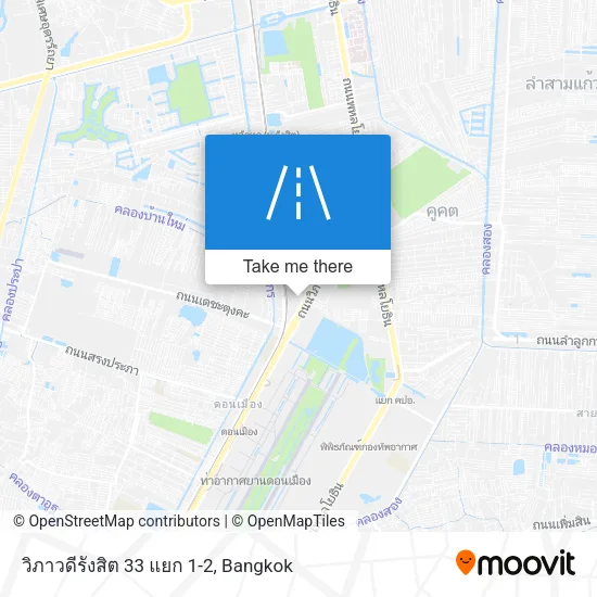 วิภาวดีรังสิต 33 แยก 1-2 map