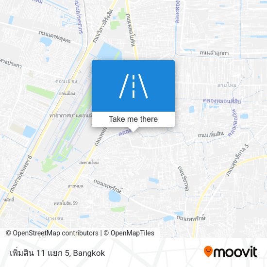 เพิ่มสิน 11 แยก 5 map