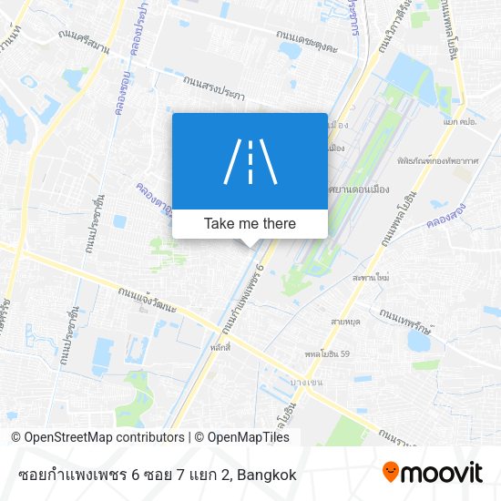 ซอยกำแพงเพชร 6 ซอย 7 แยก 2 map