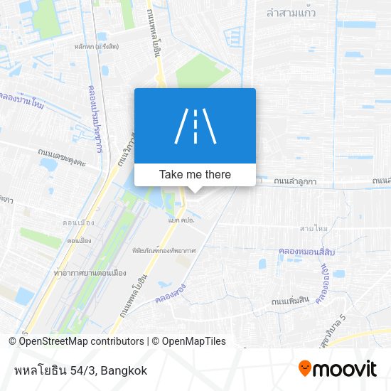 พหลโยธิน 54/3 map