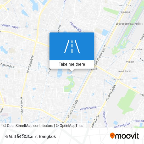 ซอยแจ้งวัฒนะ 7 map