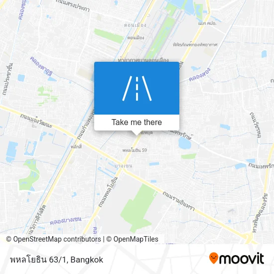 พหลโยธิน 63/1 map