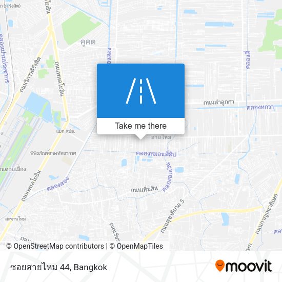 ซอยสายไหม 44 map