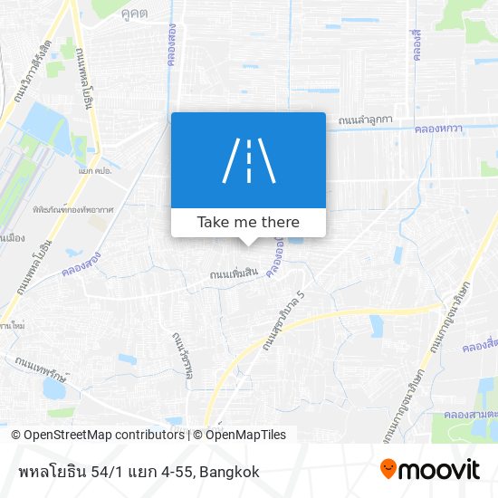 พหลโยธิน 54/1 แยก 4-55 map