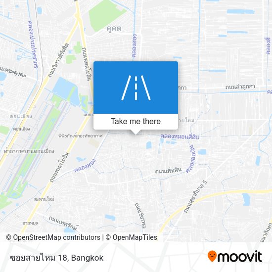 ซอยสายไหม 18 map