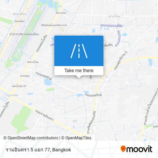 รามอินทรา 5 แยก 77 map