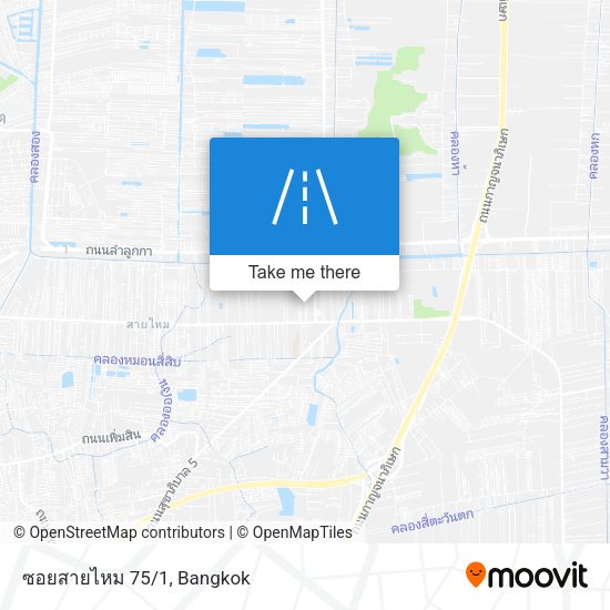 ซอยสายไหม 75/1 map