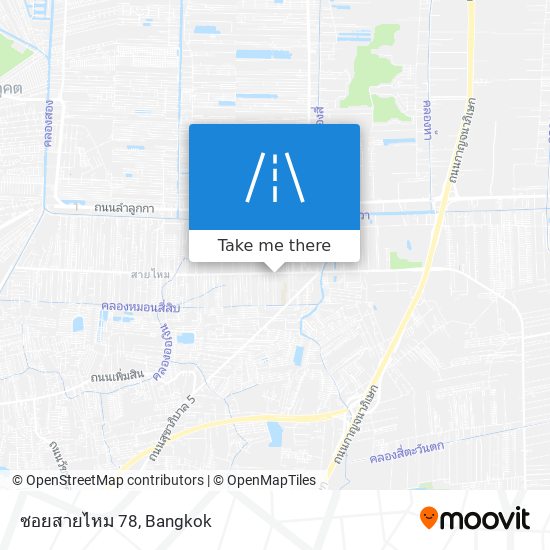 ซอยสายไหม 78 map