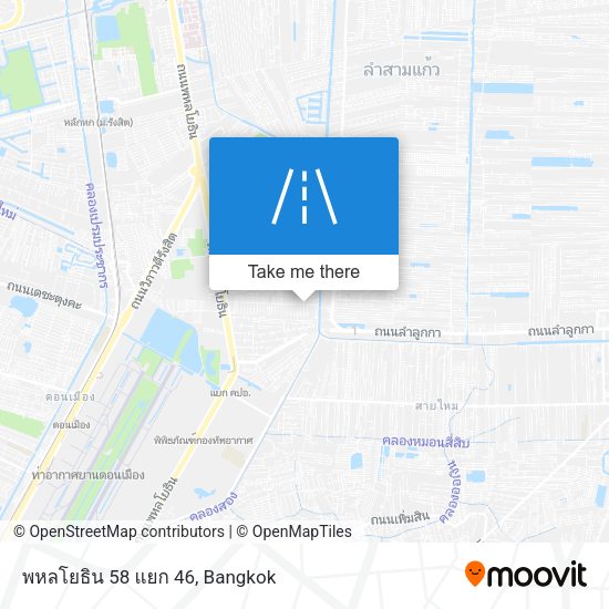 พหลโยธิน 58 แยก 46 map
