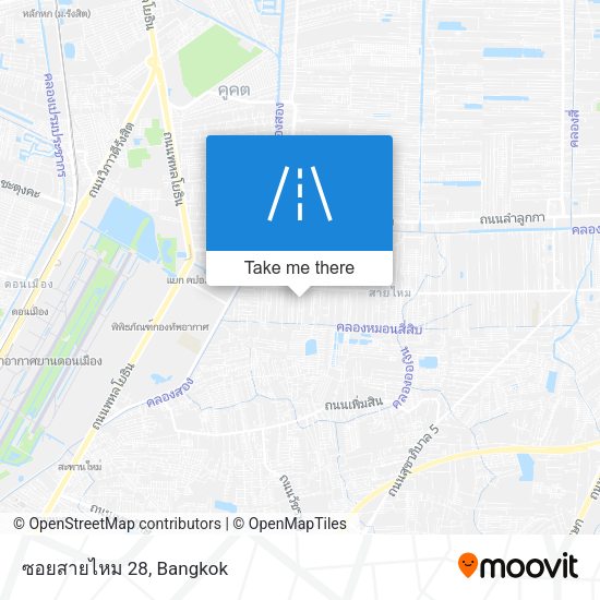 ซอยสายไหม 28 map