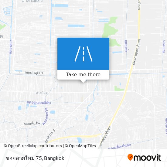 ซอยสายไหม 75 map