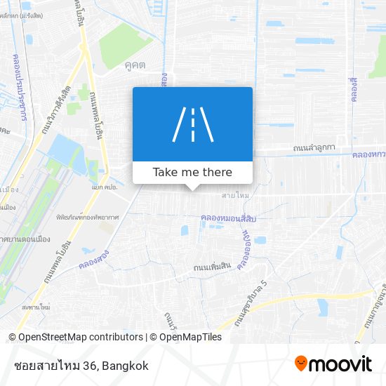 ซอยสายไหม 36 map