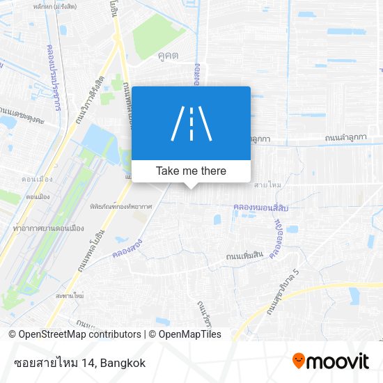 ซอยสายไหม 14 map