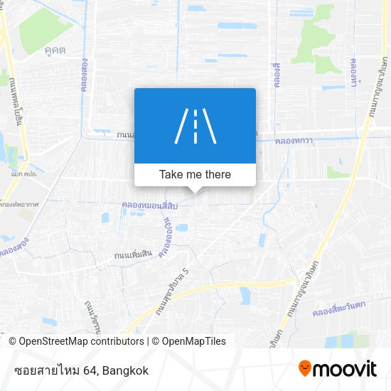 ซอยสายไหม 64 map
