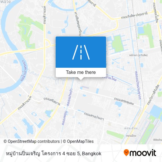 หมู่บ้านปิ่นเจริญ โครงการ 4 ซอย 5 map