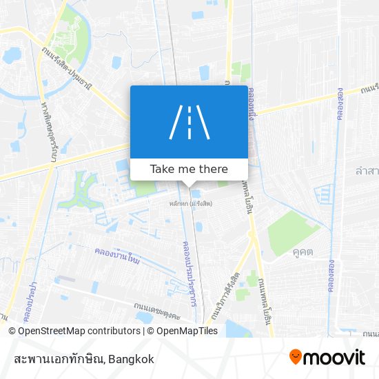 สะพานเอกทักษิณ map