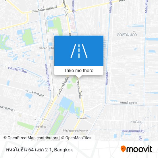 พหลโยธิน 64 แยก 2-1 map