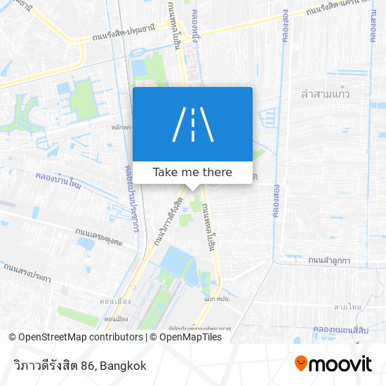 วิภาวดีรังสิต 86 map