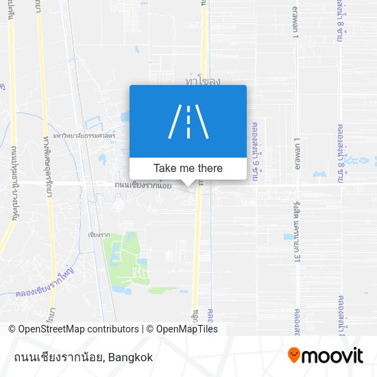 ถนนเชียงรากน้อย map