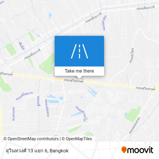 สุวินทวงศ์ 13 แยก 6 map