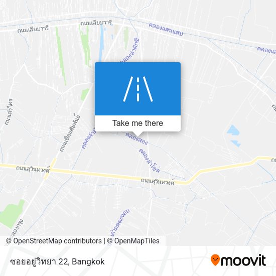 ซอยอยู่วิทยา 22 map