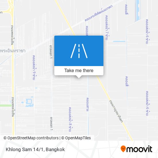Khlong Sam 14/1 map
