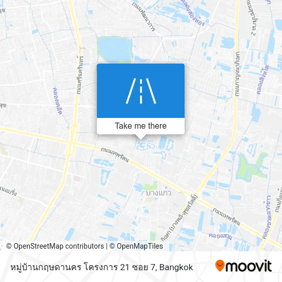 หมู่บ้านกฤษดานคร โครงการ 21 ซอย 7 map