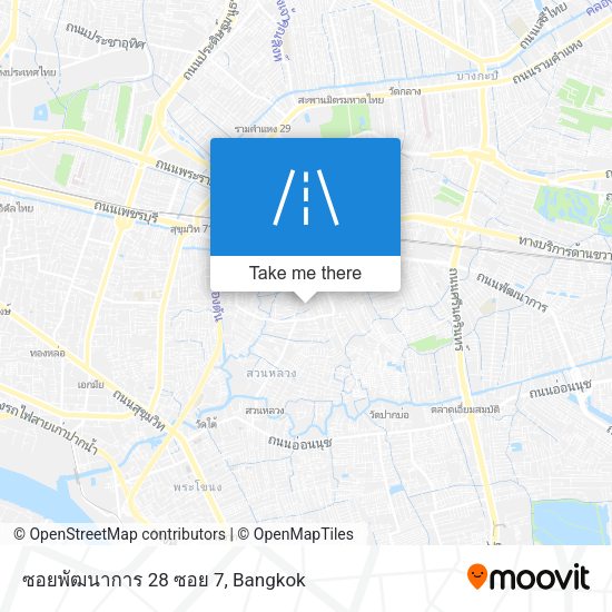 ซอยพัฒนาการ 28 ซอย 7 map