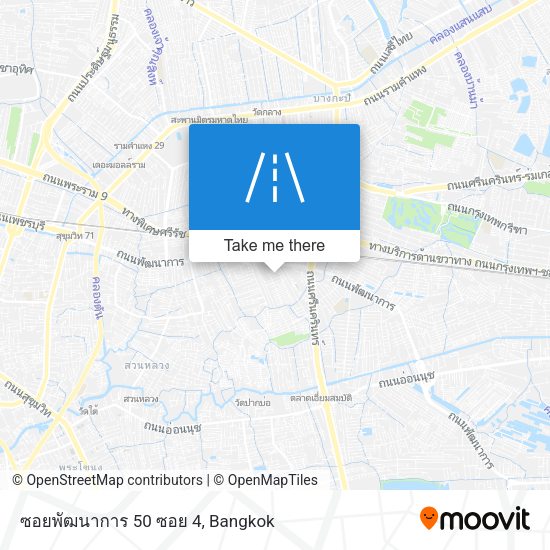 ซอยพัฒนาการ 50 ซอย 4 map