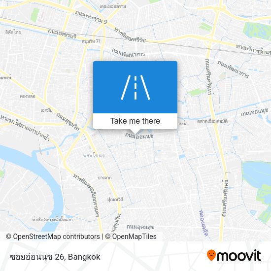 ซอยอ่อนนุช 26 map