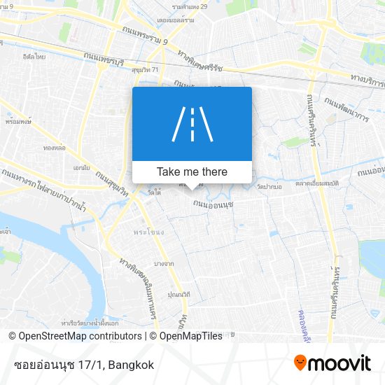 ซอยอ่อนนุช 17/1 map