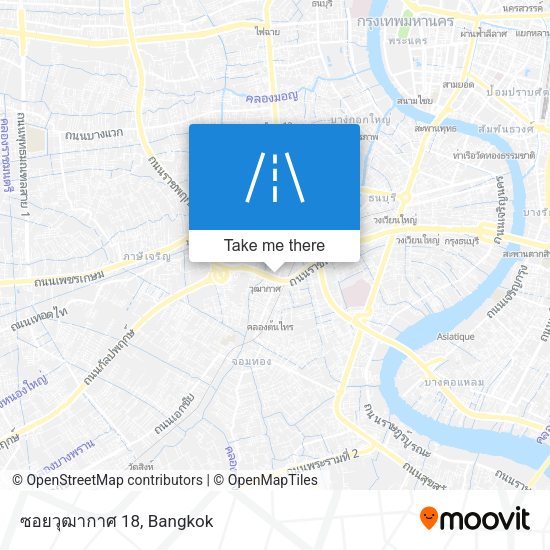 ซอยวุฒากาศ 18 map