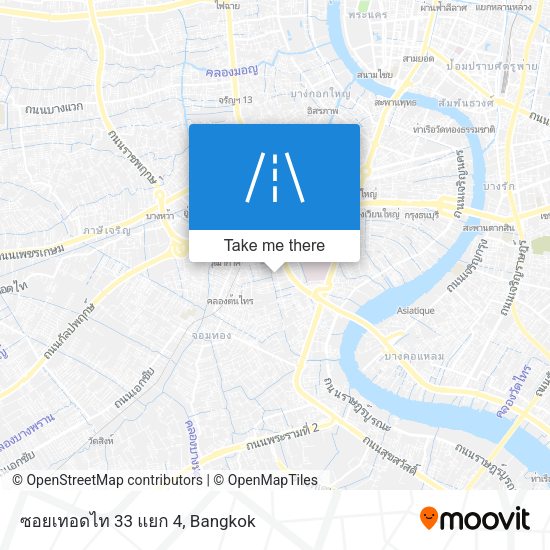ซอยเทอดไท 33 แยก 4 map