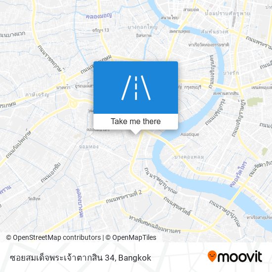 ซอยสมเด็จพระเจ้าตากสิน 34 map