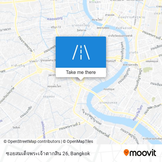 ซอยสมเด็จพระเจ้าตากสิน 26 map