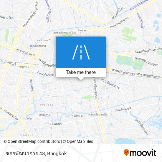 ซอยพัฒนาการ 48 map