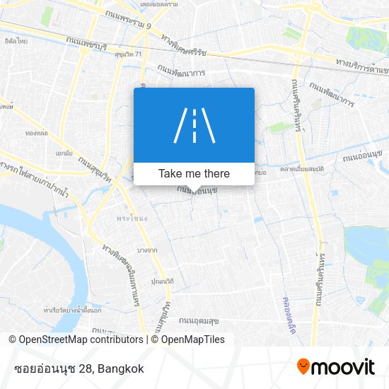 ซอยอ่อนนุช 28 map