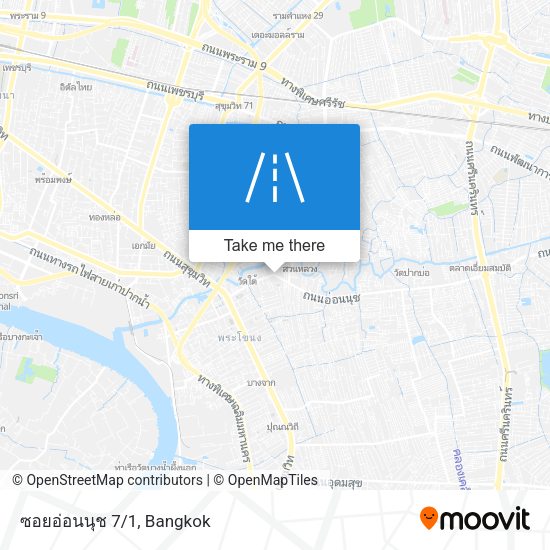 ซอยอ่อนนุช 7/1 map