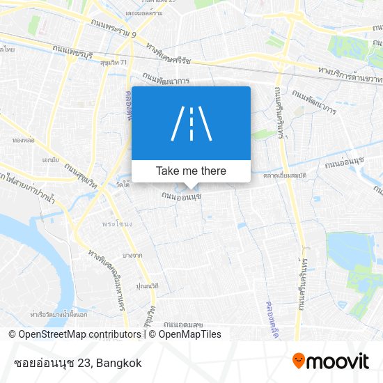 ซอยอ่อนนุช 23 map