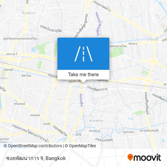 ซอยพัฒนาการ 9 map