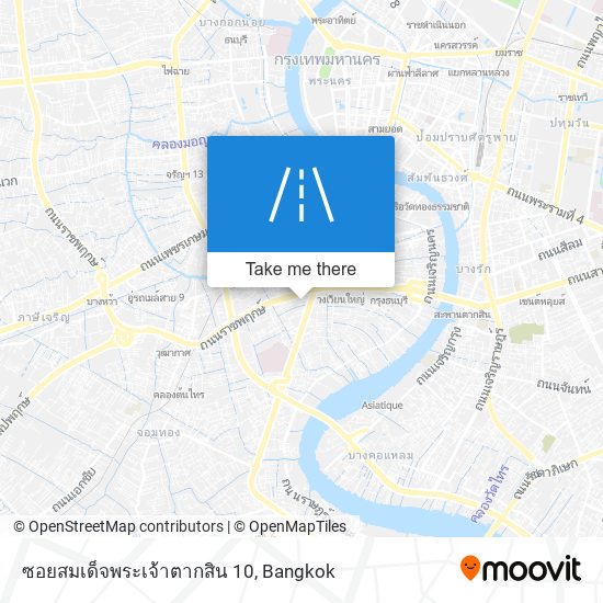 ซอยสมเด็จพระเจ้าตากสิน 10 map