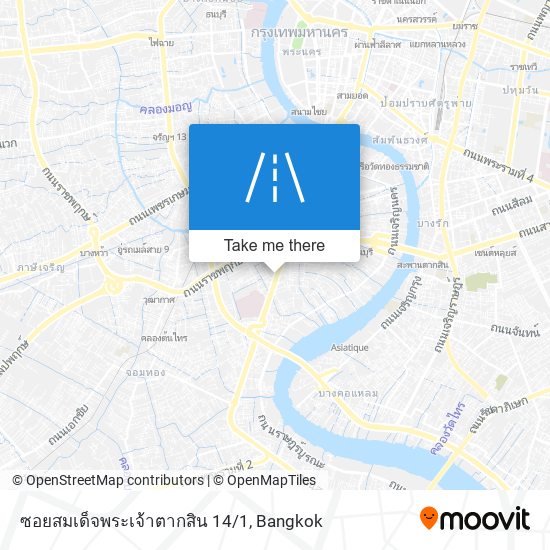 ซอยสมเด็จพระเจ้าตากสิน 14/1 map