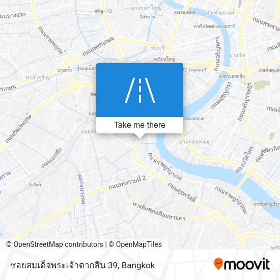 ซอยสมเด็จพระเจ้าตากสิน 39 map